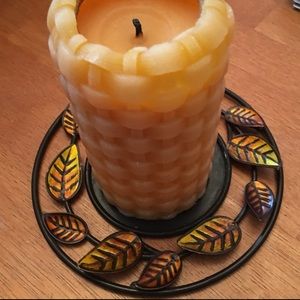 Candle And Holder Set